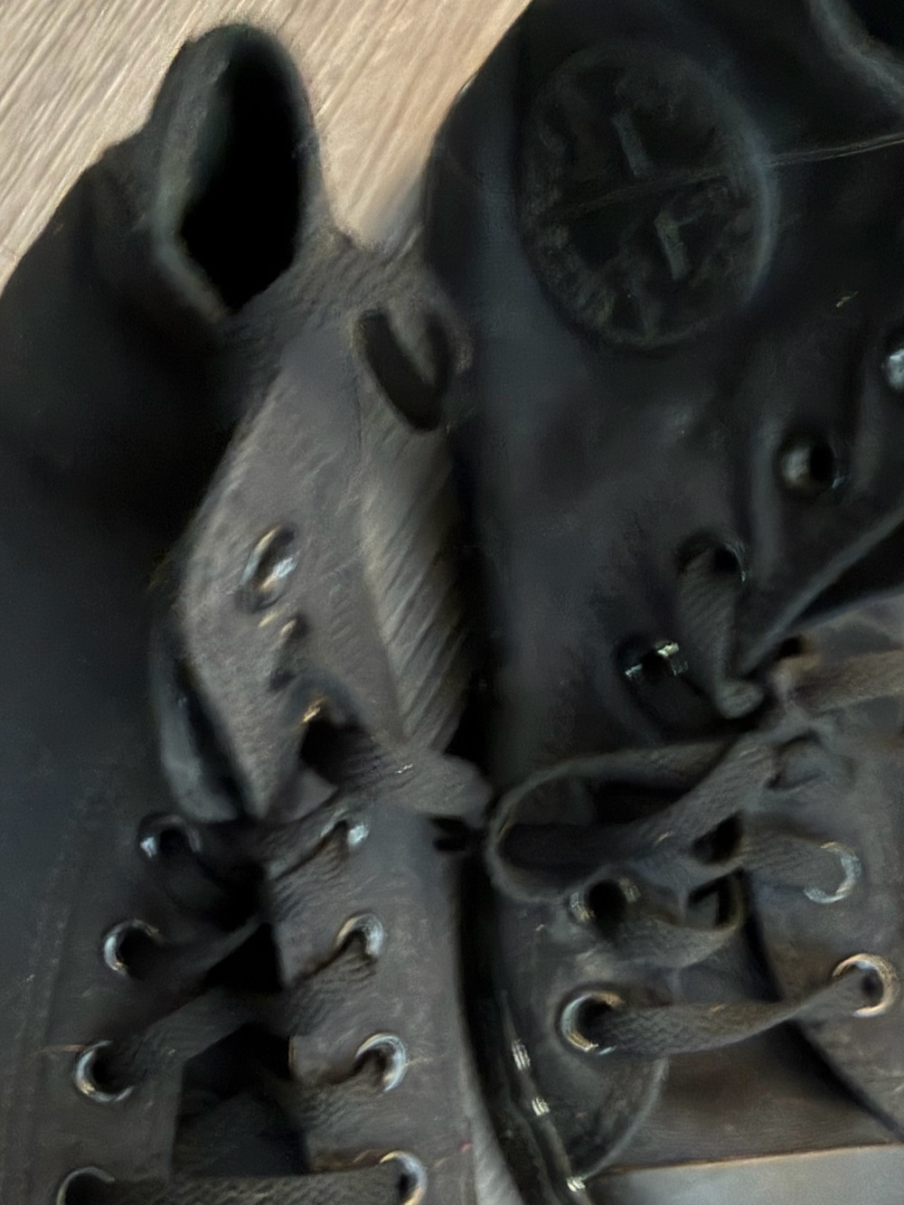 Converse Men's Black High-Top Canvas Sneakers
